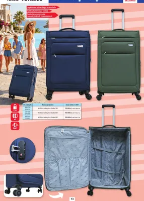 Walizka tekstylna Osaka 38 l promocja w Selgros