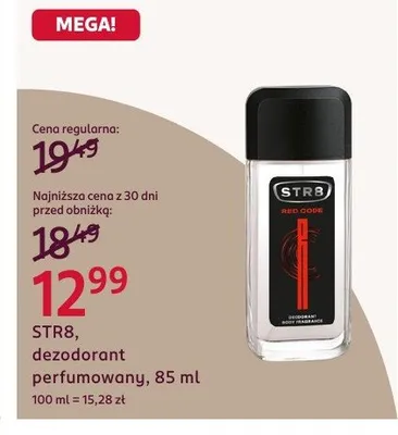 Dezodorant perfumowany promocja w Rossmann
