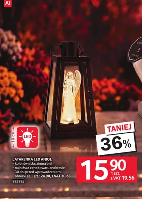Latarenka LED Anioł promocja w Selgros