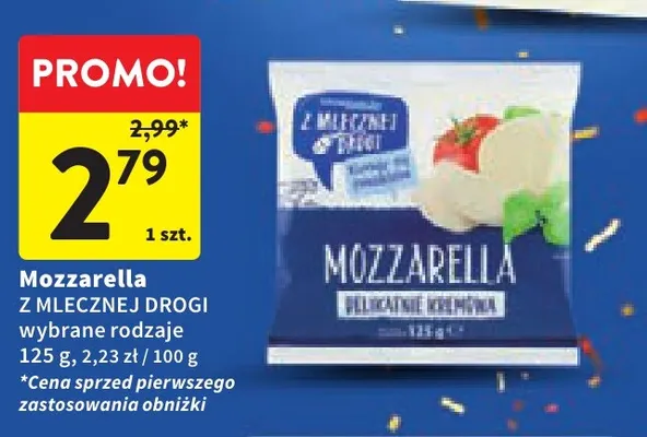 Mozzarella Z Mlecznej Drogi promocja w Intermarche