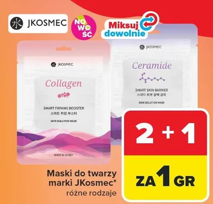 Maska do twarzy Ceramide promocja w Carrefour