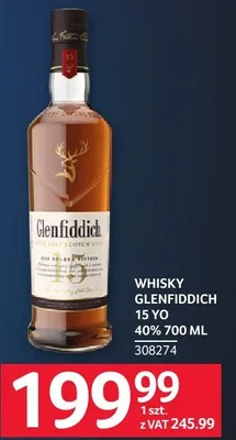 Whisky 15 yo promocja w Selgros