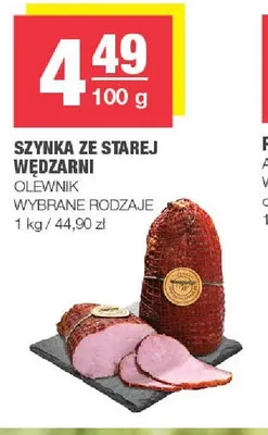 Szynka ze starej wędzarni Olewnik promocja w SPAR