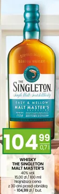 Whisky The Singleton Malt Master's promocja w Twój Market