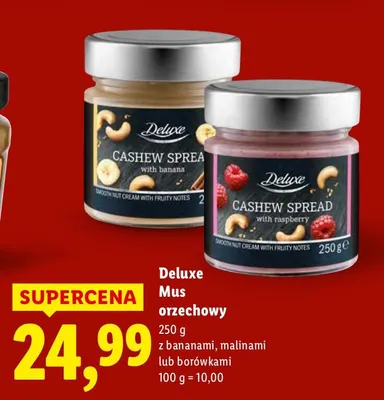 Mus orzechowy 250 g z borówkami promocja w Lidl