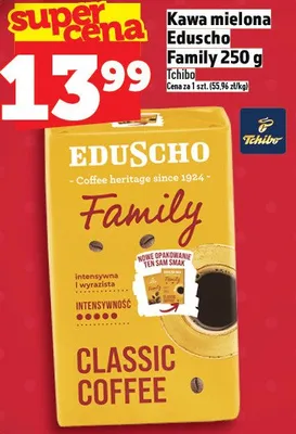 Kawa mielona Eduscho Family promocja w TOPAZ