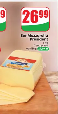 Ser Mozzarella President promocja w Dino