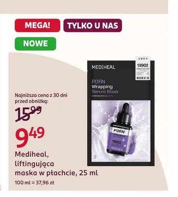 Liftingująca maska w płachcie Mediheal promocja w Rossmann