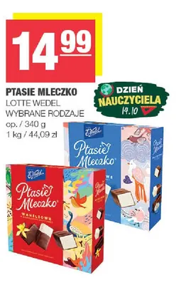 Ptasie Mleczko waniliowe E.Wedel promocja w SPAR