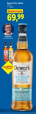 Whisky Dewar's 8 Y.O. Caribbean Smooth promocja w Lidl
