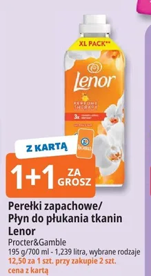 Płyn do płukania tkanin Lenor promocja w Leclerc