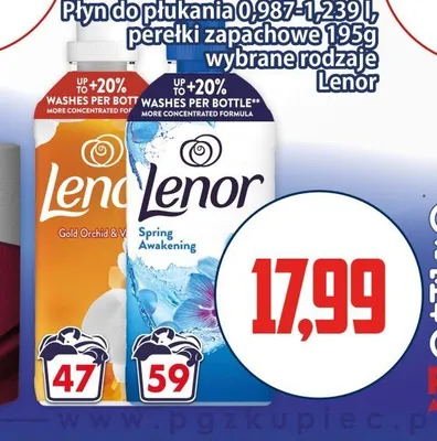 Perełki zapachowe Lenor promocja w Kupiec