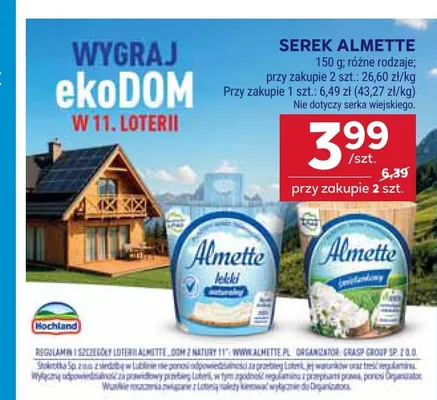 Serek Almette promocja w Stokrotka