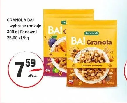 Granola BA! promocja w Sedal
