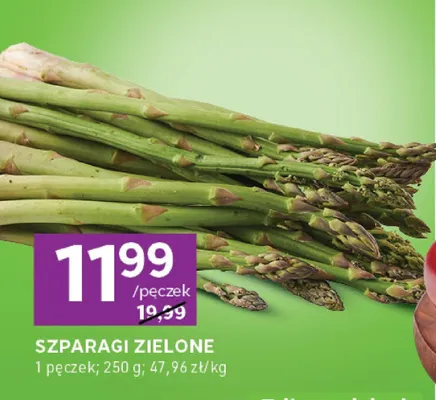 Szparagi zielone promocja w Stokrotka