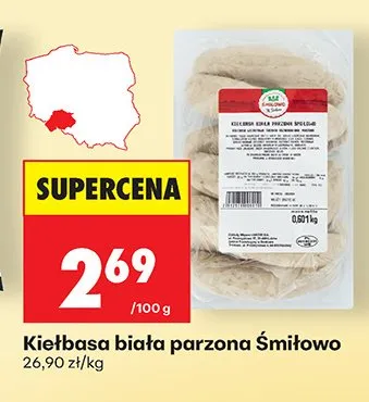 Kiełbasa biała promocja w Biedronka