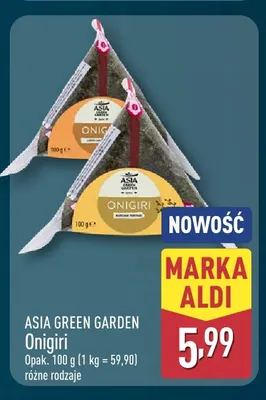 Onigiri Asia Green Garden promocja w Aldi