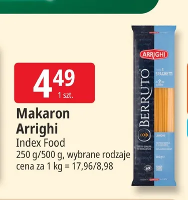 Makaron Arrighi promocja w Leclerc