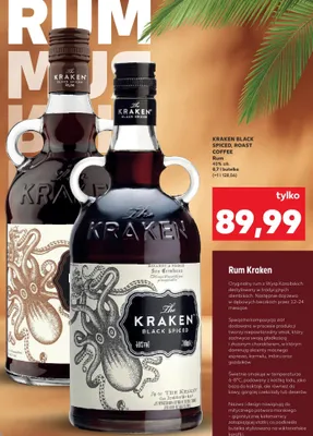 Rum Kraken Roast Coffee promocja w Kaufland