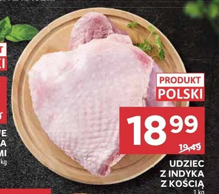 Udziec z indyka z kością promocja w Stokrotka