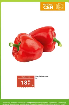 Papryka czerwona luz promocja w Biedronka