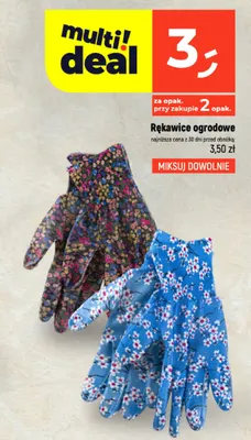 Rękawice ogrodowe promocja w Dealz