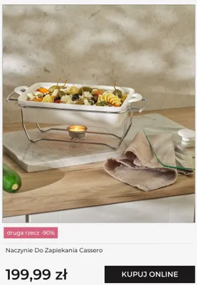 Naczynie do zapiekania Cassero home&you promocja w home&you