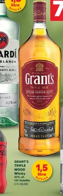 Whisky Blended Scotch Triple Wood promocja w Kaufland