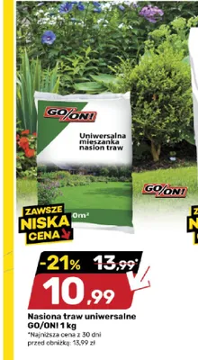 Nasiona traw uniwersalne GO/ON! promocja w Bricomarche