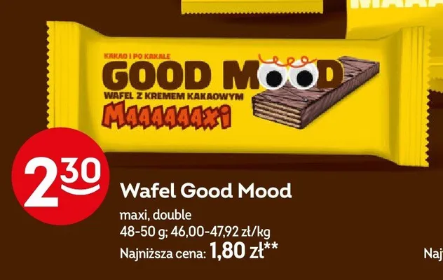 Wafel maxi, double promocja w Żabka