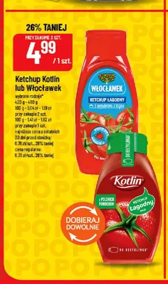 Ketchup łagodny Włocławek promocja w POLOmarket