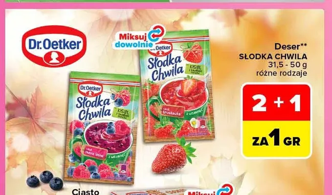 Deser Słodka Chwila Dr.Oetker promocja w Carrefour