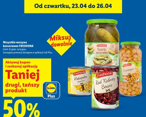 Red Kidney Beans Freshona promocja w Lidl