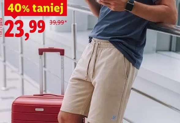 Szorty dresowe męskie U.S. Grand Polo promocja w Lidl