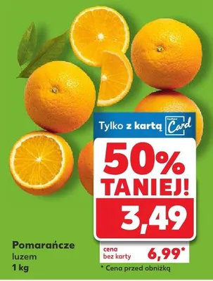 Pomarańcze luzem promocja w Kaufland