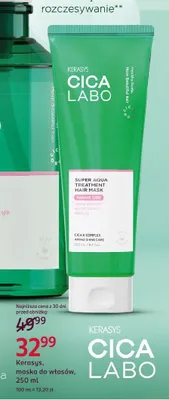 Maska do włosów Kerasys Cica Labo Super Aqua promocja w Rossmann