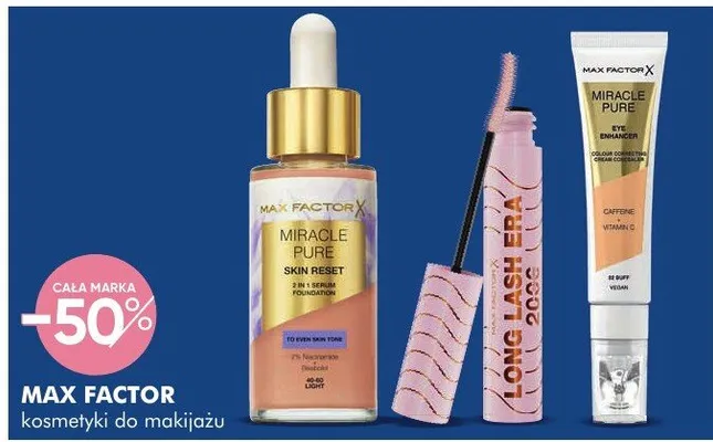 Kosmetyki do makijażu promocja w Super-Pharm