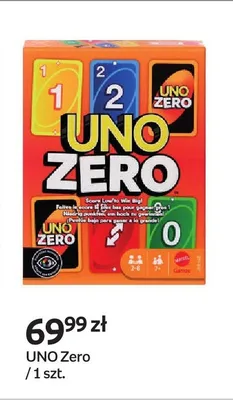 Gra karciana UNO Zero promocja w Empik
