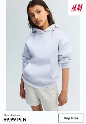 Bluza z kapturem H & M promocja w H&M
