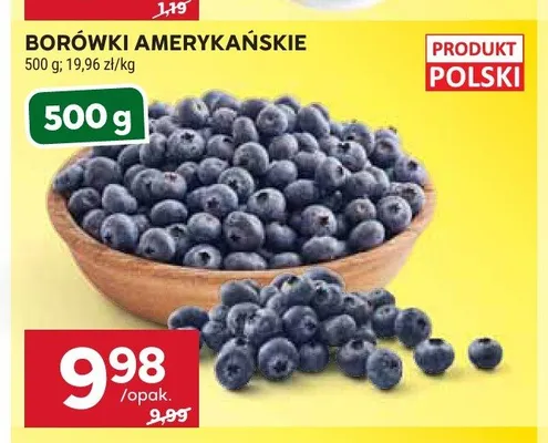 Borówki amerykańskie promocja w Stokrotka
