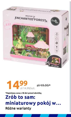 Zrób to sam miniaturowy pokój w puszce Crafts & Co. promocja w Action