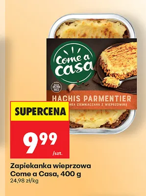 Zapiekanka wieprzowa Come a Casa promocja w Biedronka