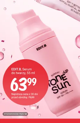 Serum do twarzy EDIT.B promocja w Rossmann