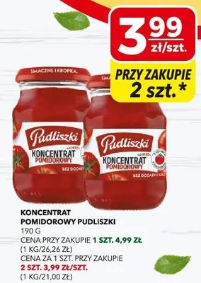 Koncentrat pomidorowy promocja w Top Market