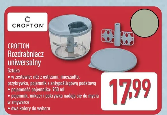 Rozdrabniacz uniwersalny promocja w Aldi