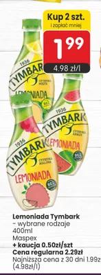Lemoniada cytryna mięta Tymbark promocja w Market Point