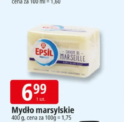 Mydło marsylskie Epsil promocja w Leclerc