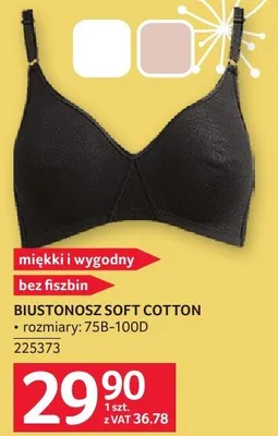 Biustonosz Soft Cotton promocja w Selgros