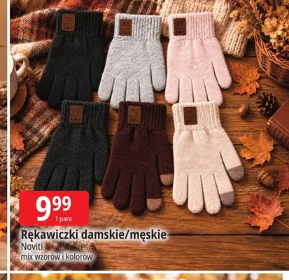 Rękawiczki damskie Noviti promocja w Leclerc