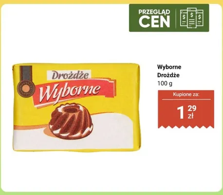 Drożdże promocja w Biedronka